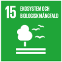 Symbol för Mål 15: Ekosystem och biologisk mångfald
